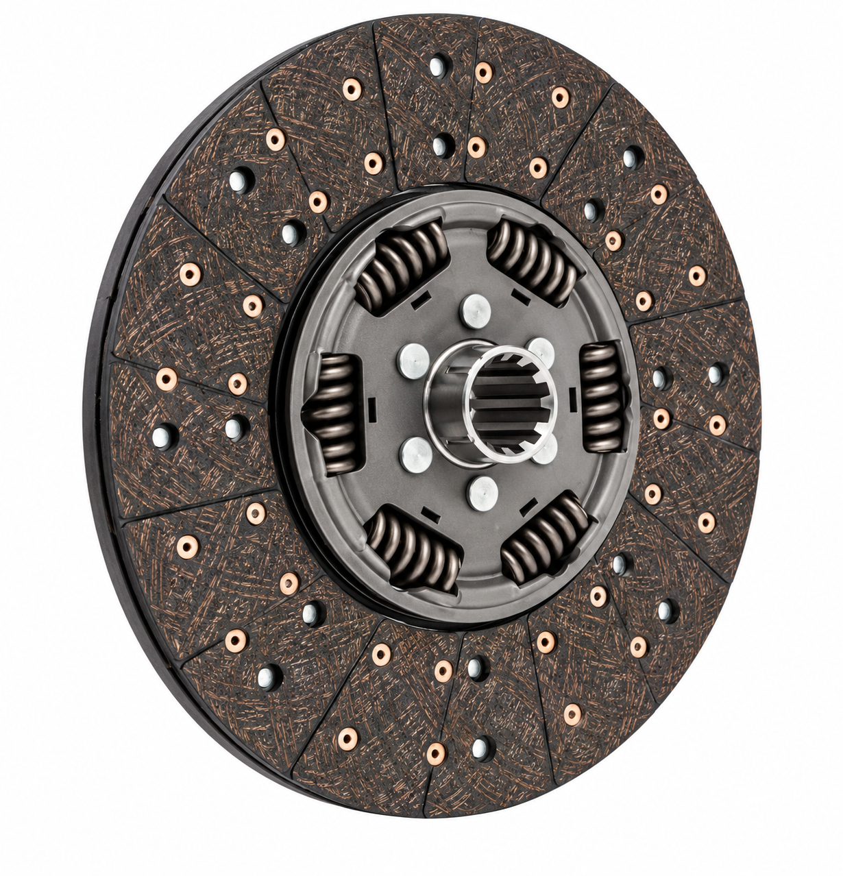 DİSK Sabit Göbek Açık 350 mm MERC.TÜRK KAMYON 6 Yaylı 1 3/4" - 10 Diş 2517-2521 - DEBRİYAJ yedek parça (DÖNMEZ uyumlu) | DEMA Motorlu Araçlar