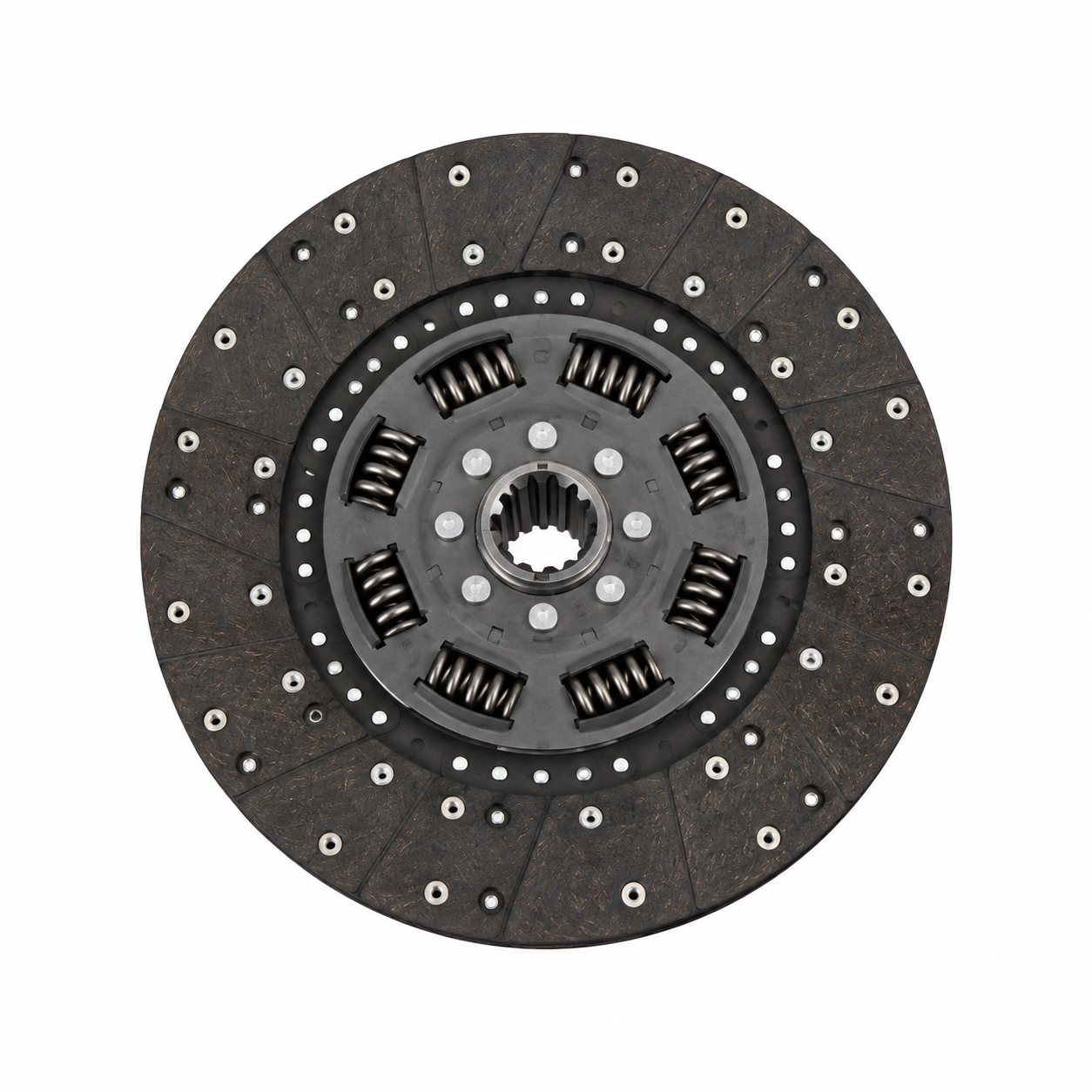 DİSK-Baskı Tarafı Sabit Göbek Açık 400 mm 4037-4038 8 Yaylı 2" - 10 Diş - DEBRİYAJ yedek parça (DÖNMEZ uyumlu) | DEMA Motorlu Araçlar
