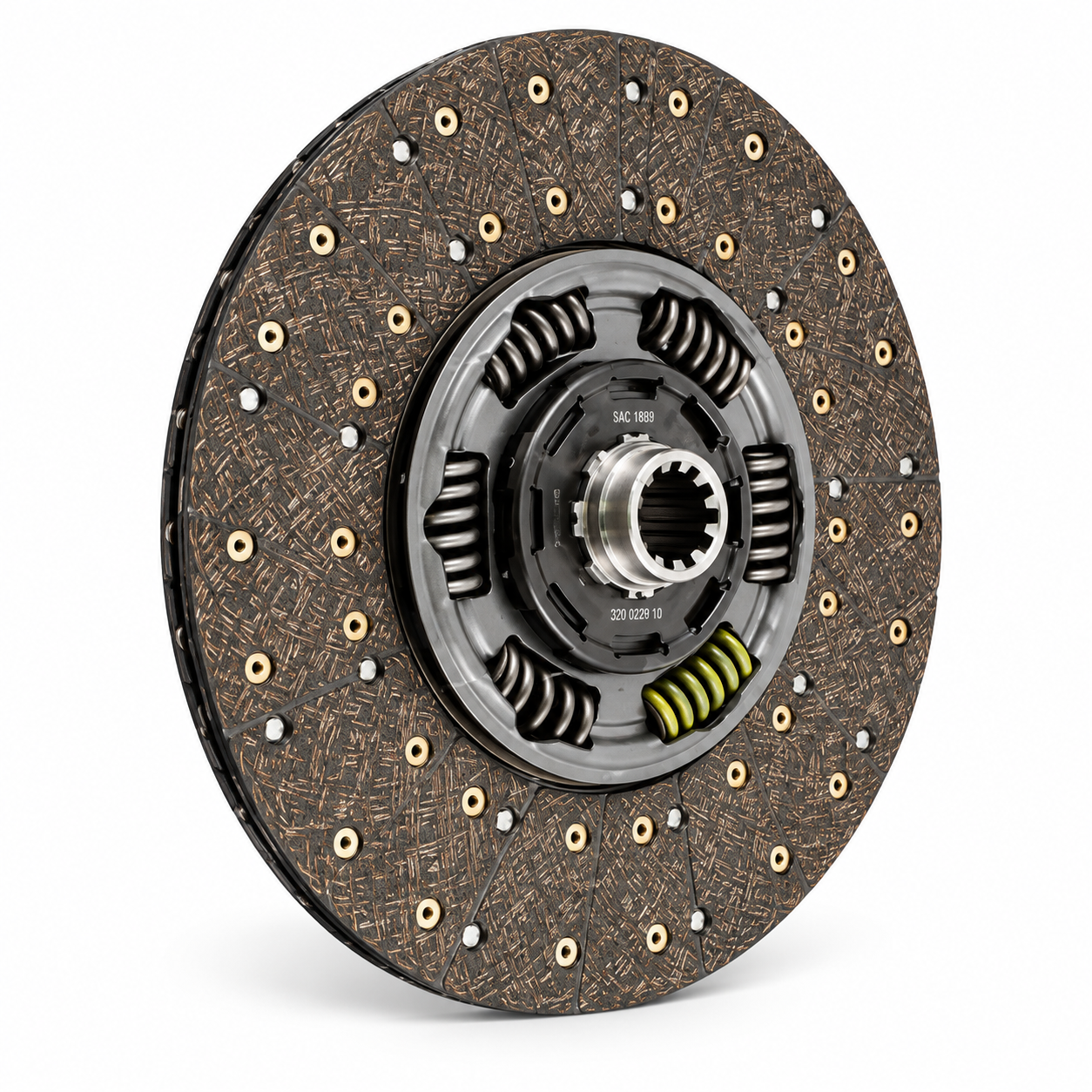 DİSK Oynar Göbek Açık 430 mm CARGO 1835 (350PS) 6 Yaylı 1 3/4" - 10 Diş - DEBRİYAJ yedek parça (DÖNMEZ uyumlu) | DEMA Motorlu Araçlar