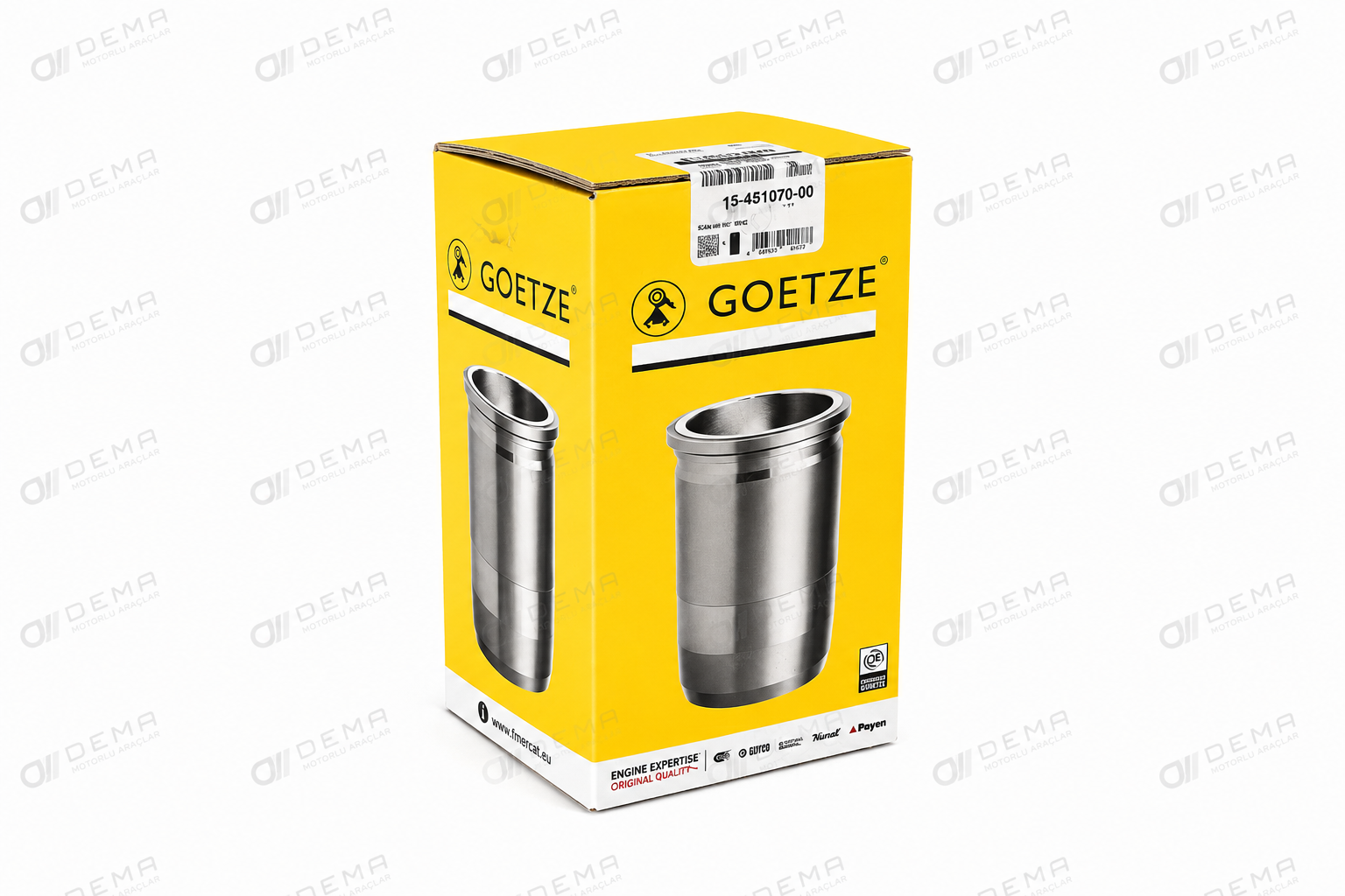 471 SİLİNDİR GÖMLEK FLANŞ LASTİKLİ 132 MM  EURO 6 - MOTOR yedek parça (GOETZE uyumlu) | DEMA Motorlu Araçlar